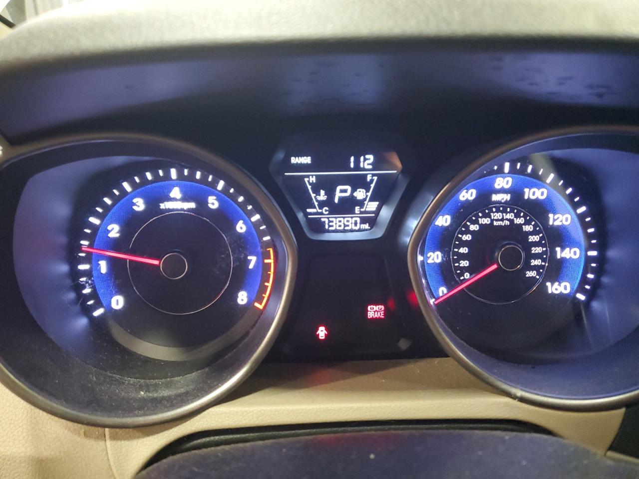 2014 Hyundai Elantra Se VIN: 5NPDH4AE3EH537581 Lot: 65828714