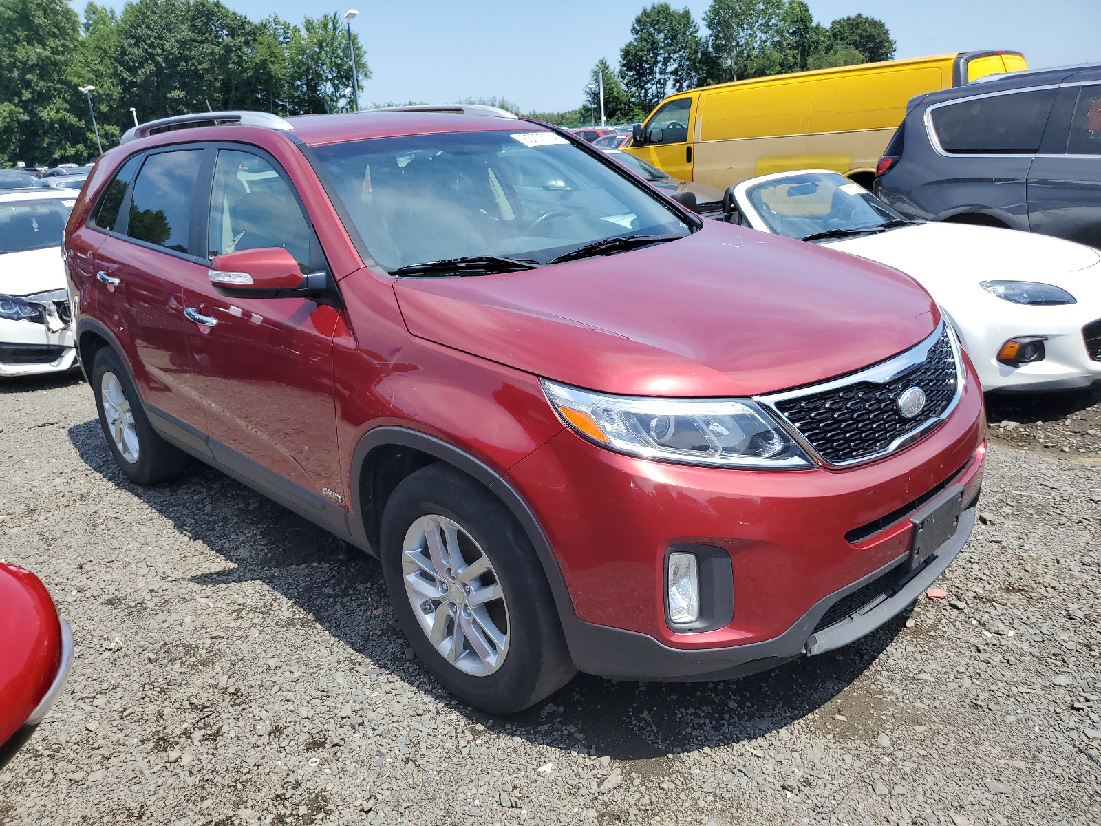 2014 Kia Sorento Lx vin: 5XYKTCA60EG525338