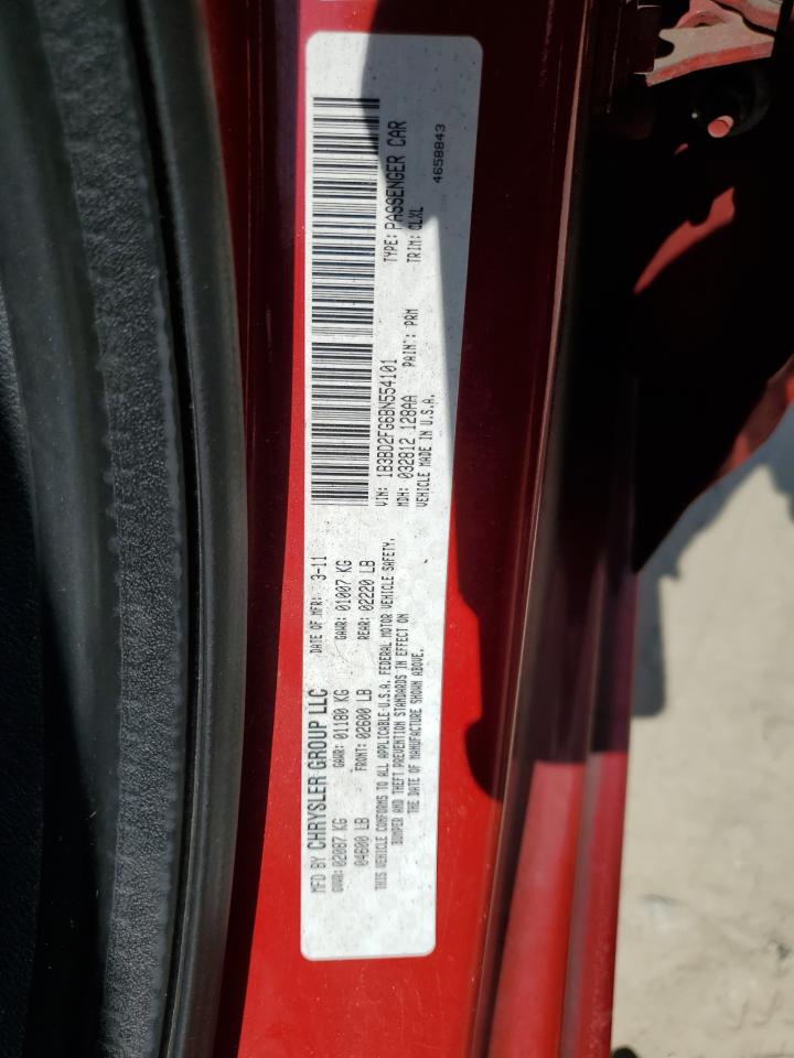 2011 Dodge Avenger Lux VIN: 1B3BD2FG6BN554101 Lot: 64588364