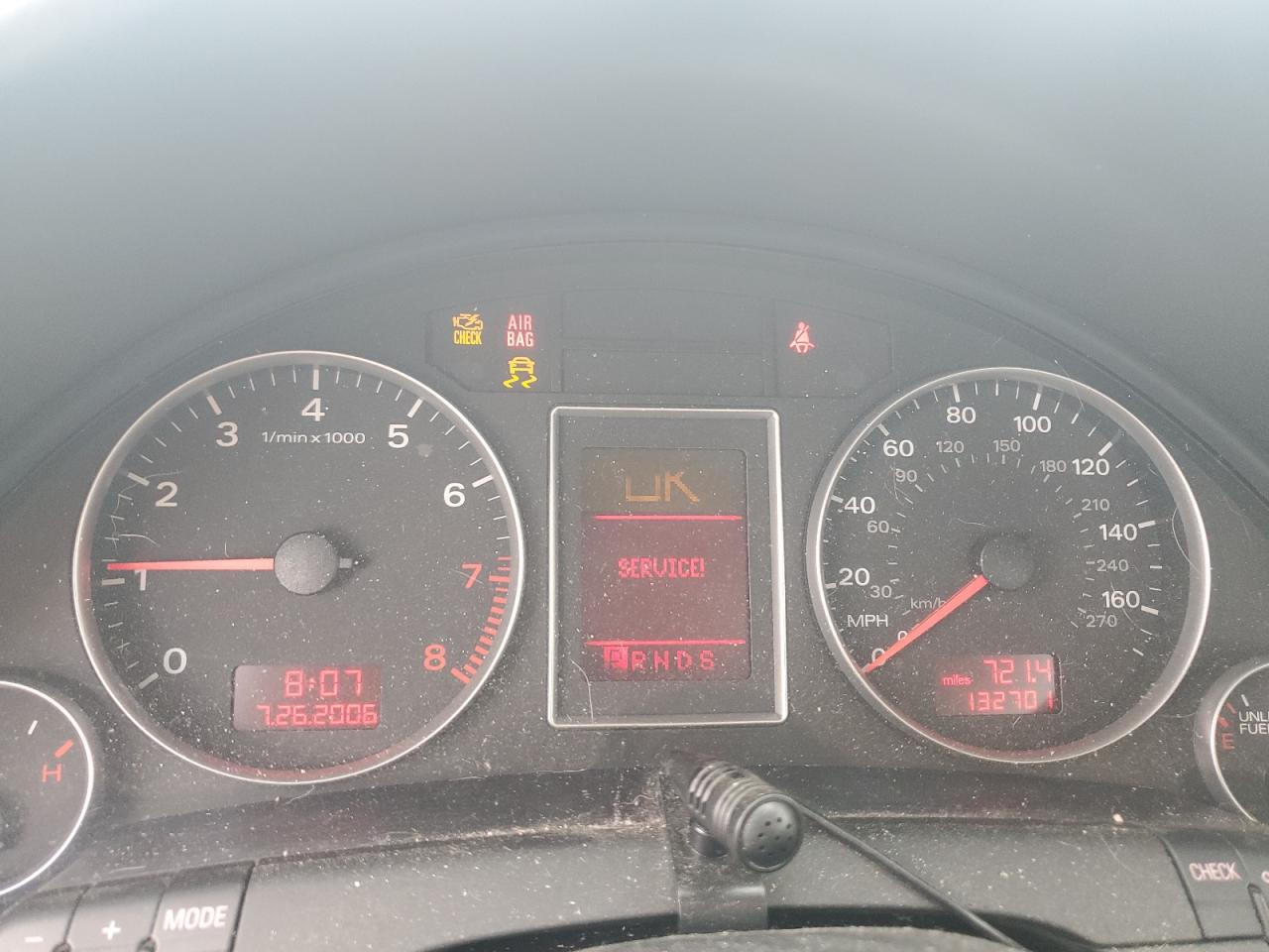 2007 Audi A4 2 VIN: WAUAF78E37A218575 Lot: 66004664