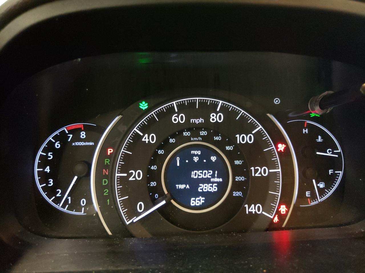 2012 Honda Cr-V Exl VIN: 5J6RM4H75CL052354 Lot: 66155064