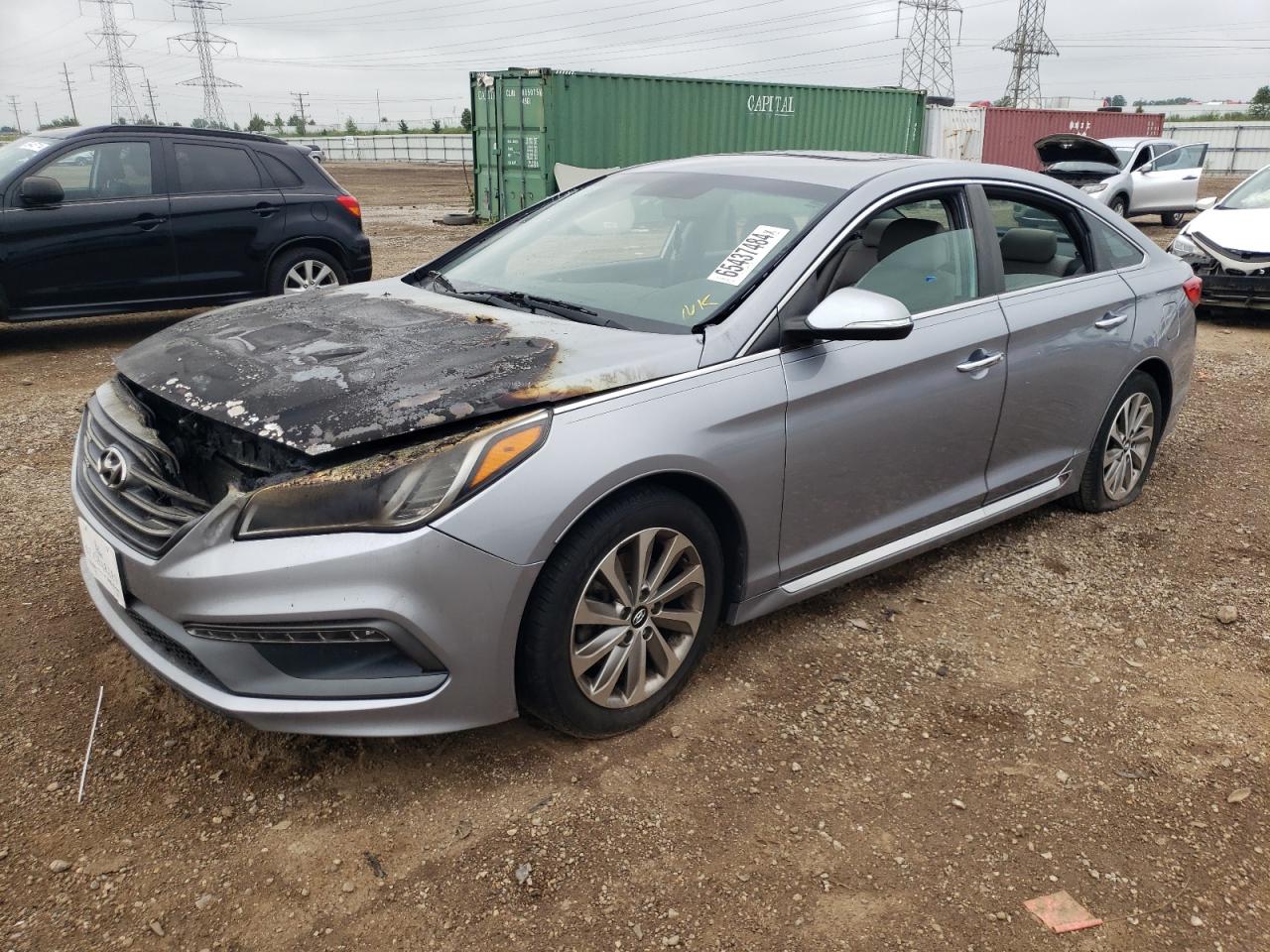 VIN 5NPE34AF9FH222829 2015 HYUNDAI SONATA no.1