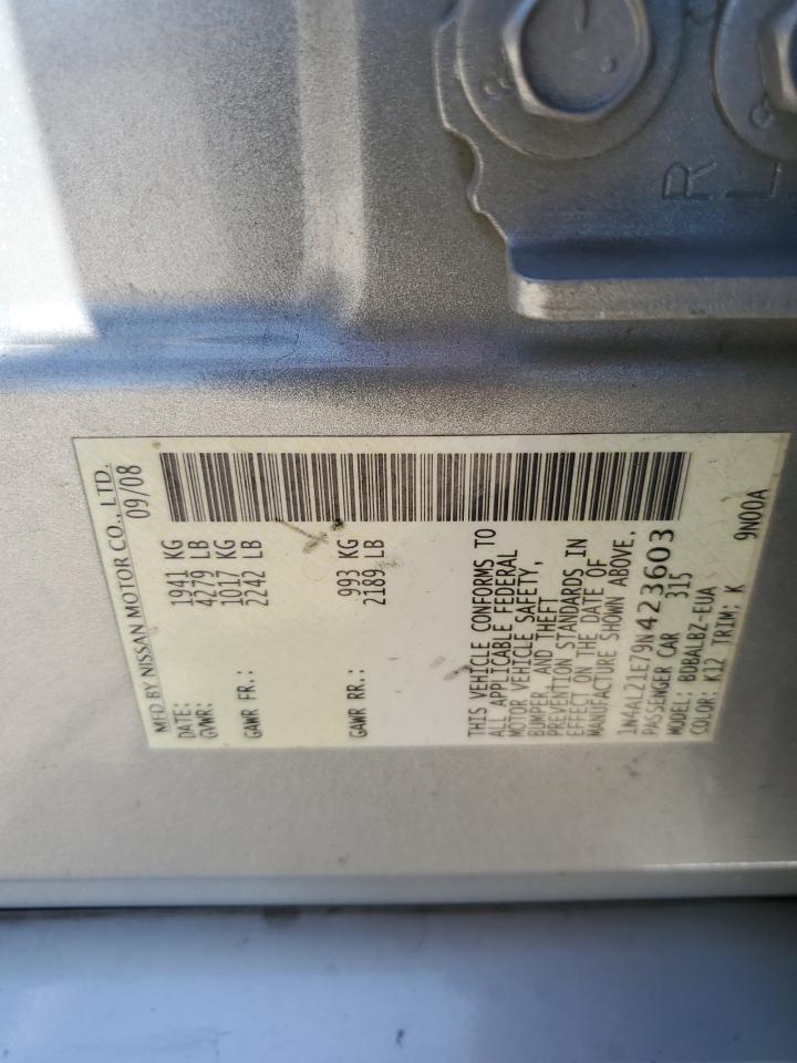 1N4AL21E79N423603 2009 Nissan Altima 2.5