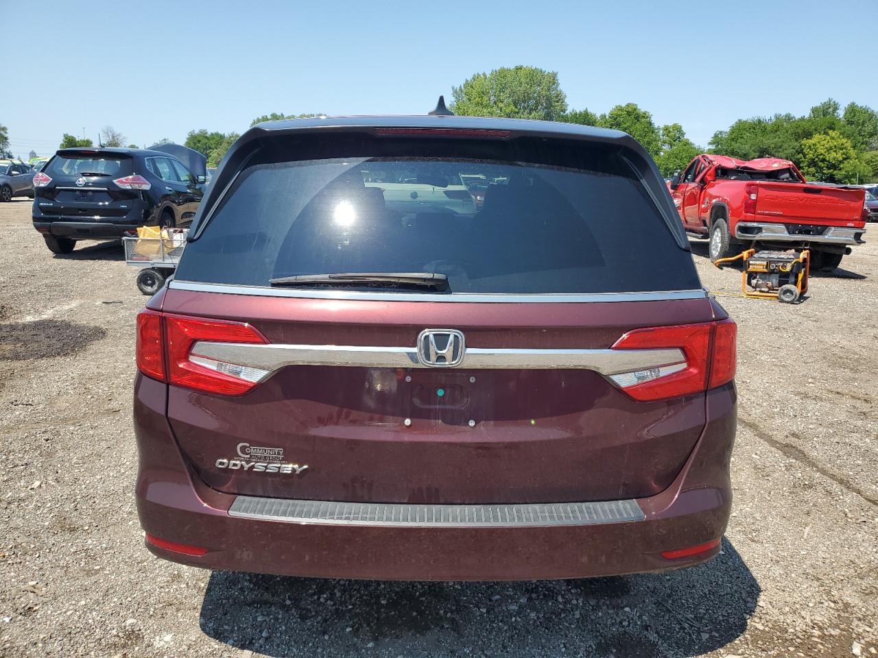 2019 Honda Odyssey Exl VIN: 5FNRL6H77KB011651 Lot: 64769974