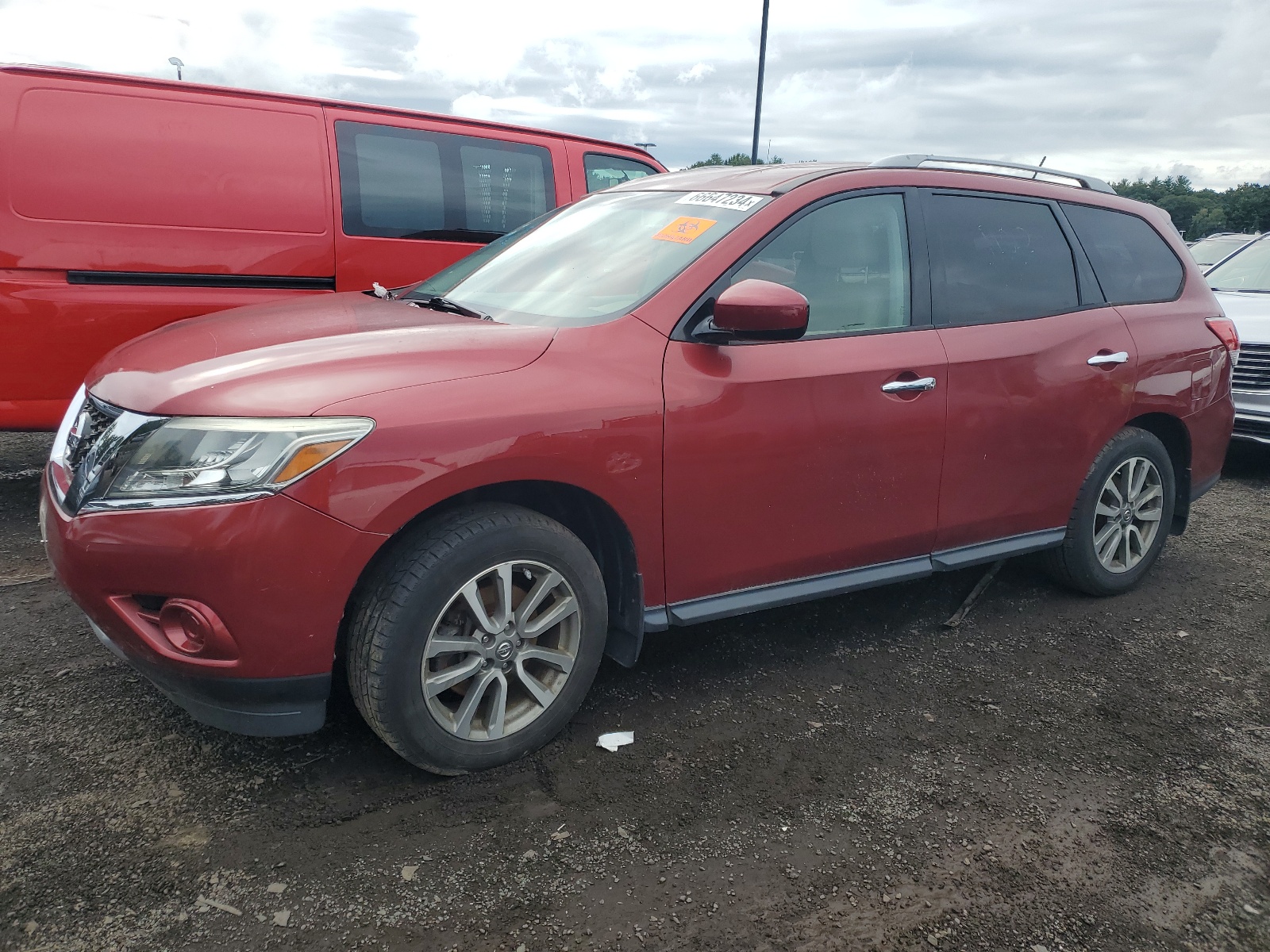 2014 Nissan Pathfinder S vin: 5N1AR2MM7EC633602