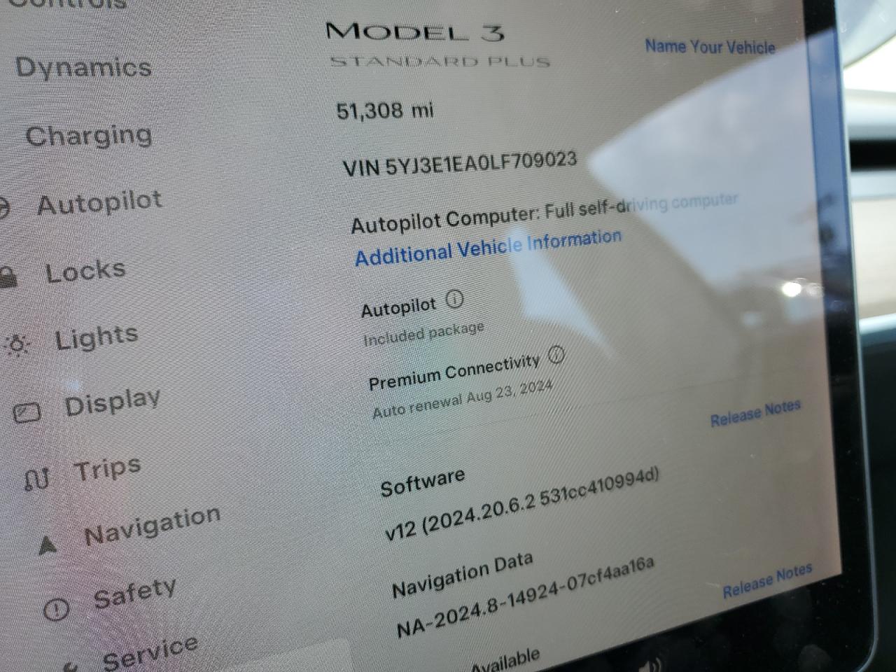 5YJ3E1EA0LF709023 2020 Tesla Model 3