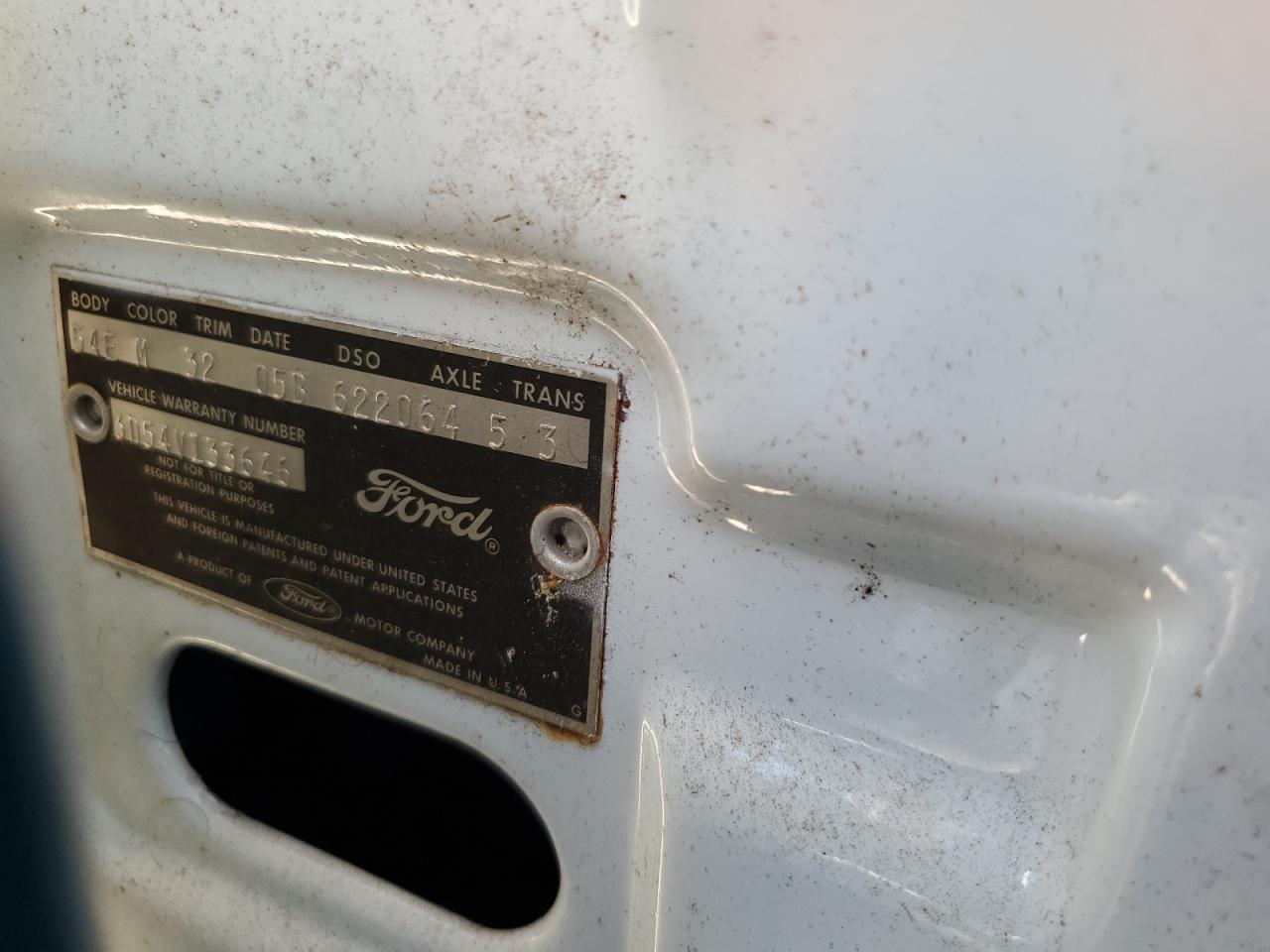 1963 Ford Galaxie VIN: 3D54V133646 Lot: 67182684