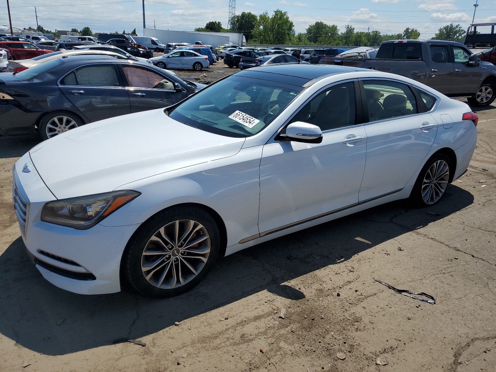 2015 Hyundai Genesis 3.8L vin: KMHGN4JE2FU089326