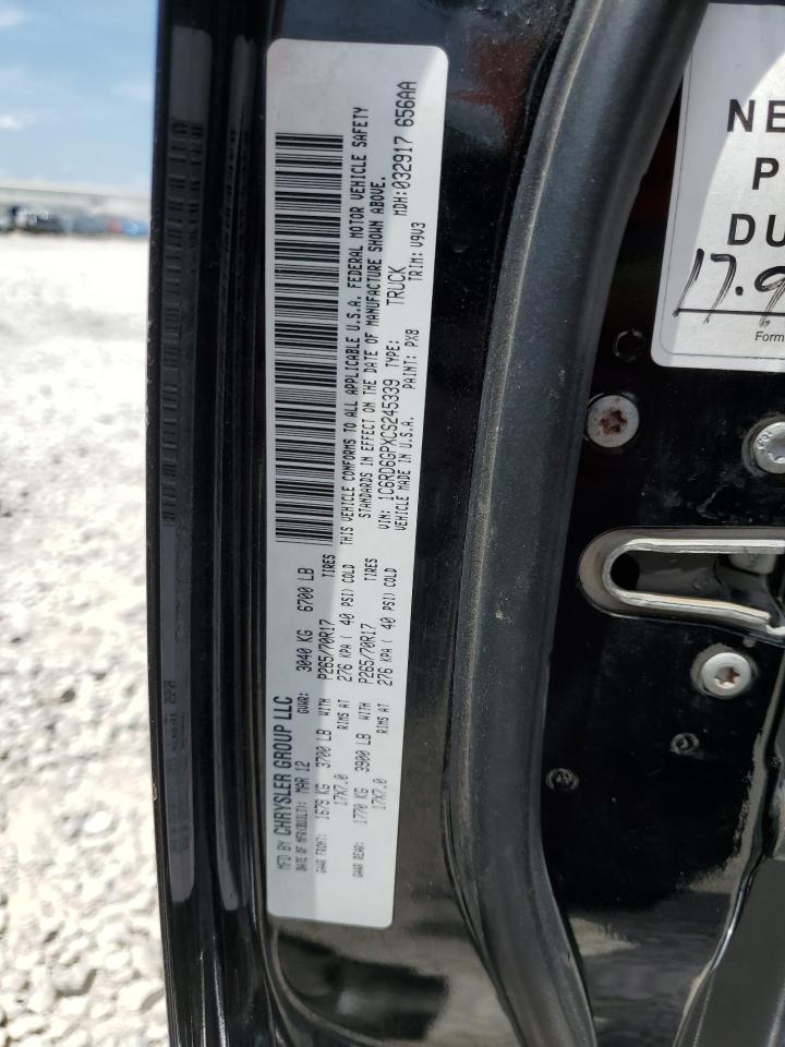 2012 Dodge Ram 1500 Slt VIN: 1C6RD6GPXCS245339 Lot: 65950404