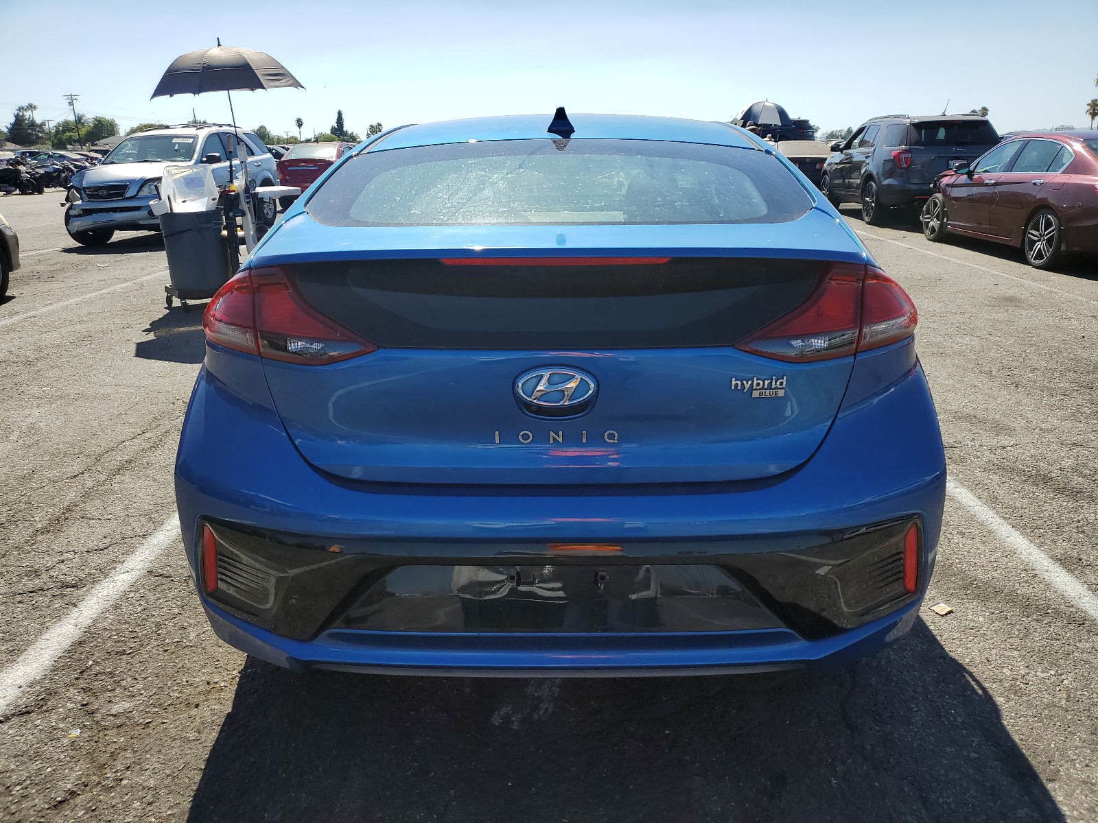 KMHC65LC5JU101801 2018 Hyundai Ioniq Blue