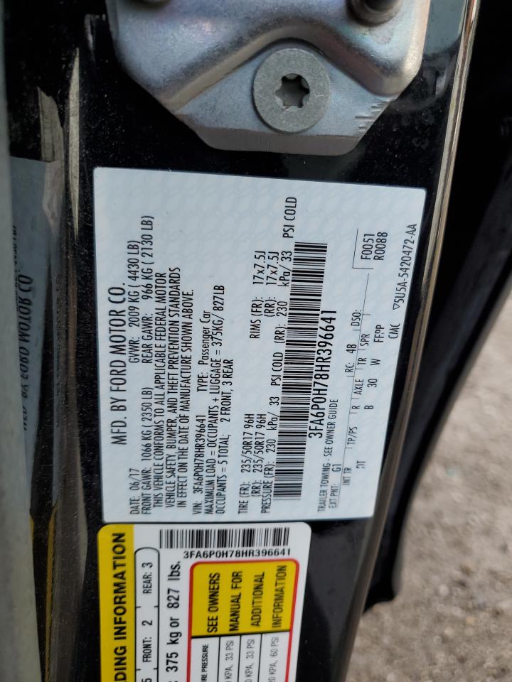 3FA6P0H78HR396641 2017 FORD FUSION - Image 14