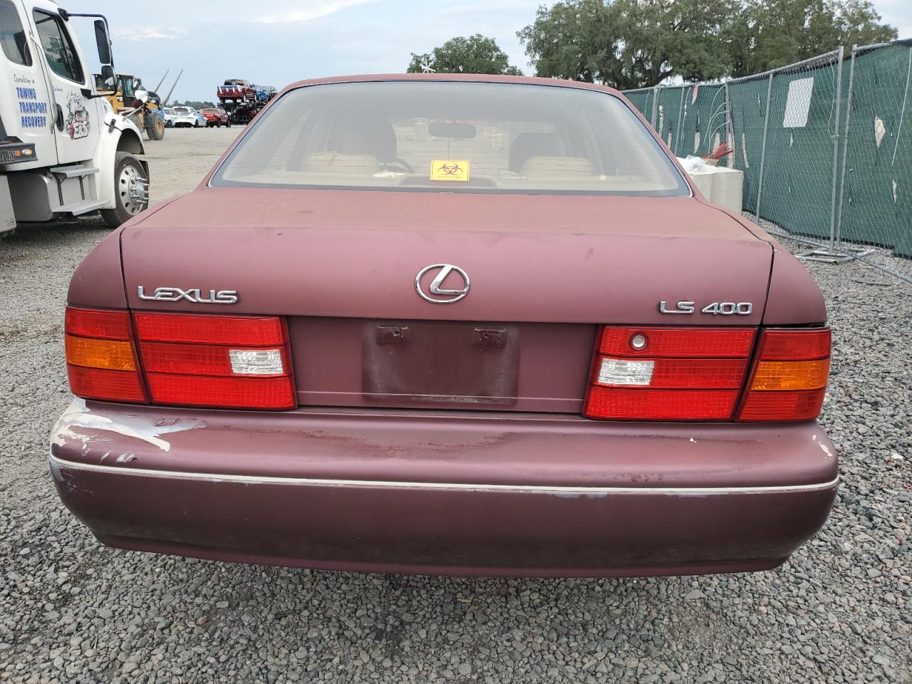 1998 Lexus Ls 400 VIN: JT8BH28F8W0129567 Lot: 65958464