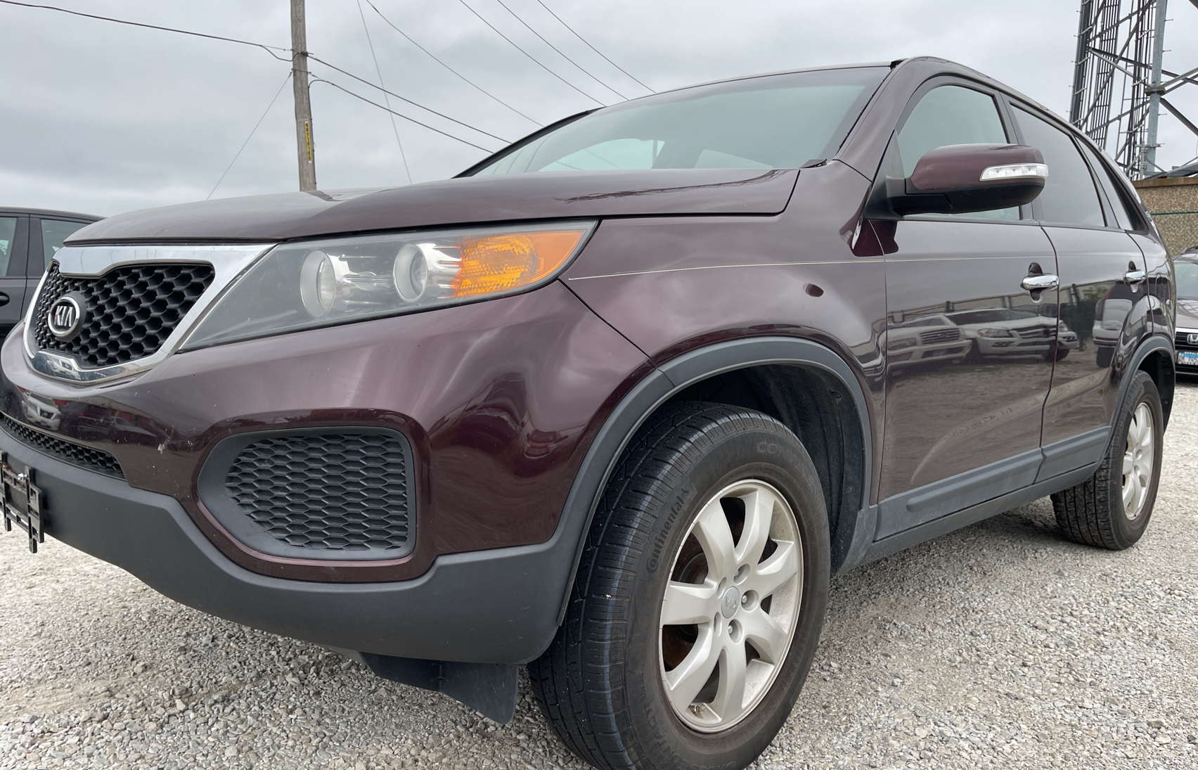 2013 Kia Sorento Lx vin: 5XYKT3A1XDG360370