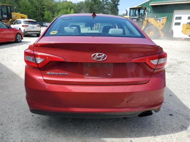 Sedans HYUNDAI SONATA 2017 Red