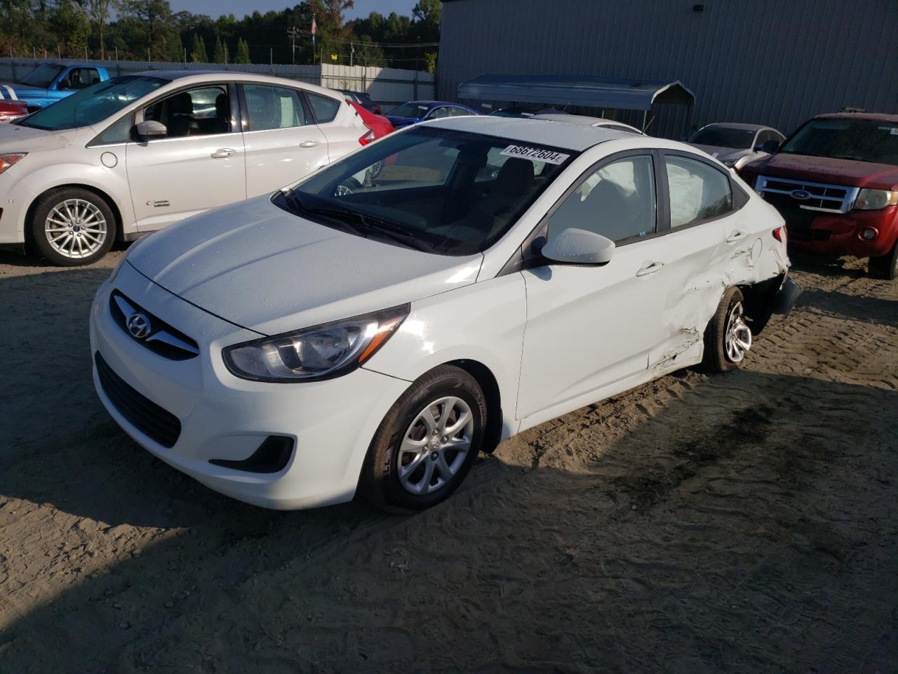 2012 Hyundai Accent Gls VIN: KMHCT4AE7CU206446 Lot: 68672604