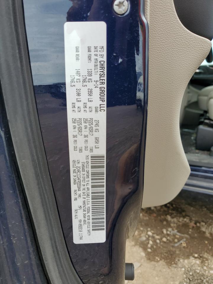 2015 Chrysler Town & Country Touring L VIN: 2C4RC1CG4FR555044 Lot: 64796404