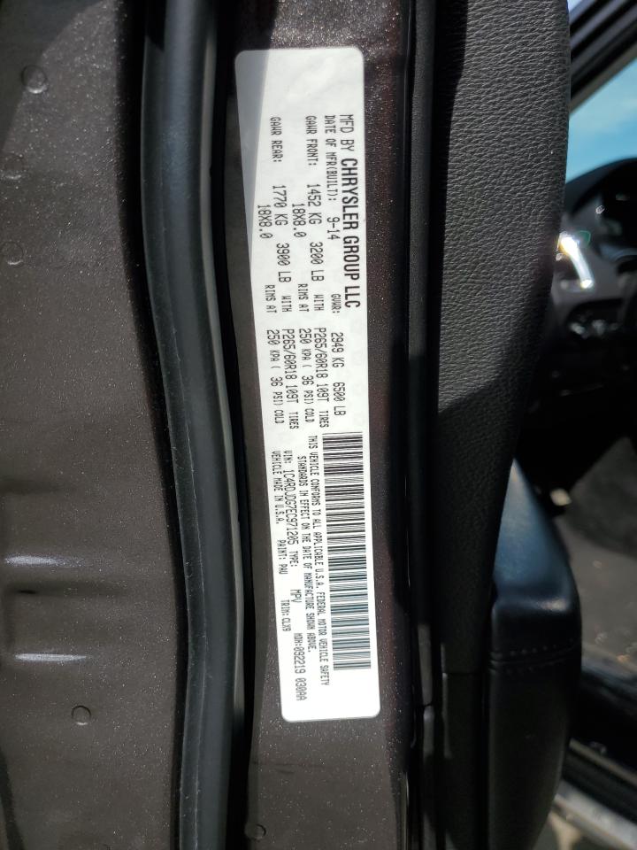 2014 Dodge Durango Limited VIN: 1C4RDJDG7EC971205 Lot: 67169014