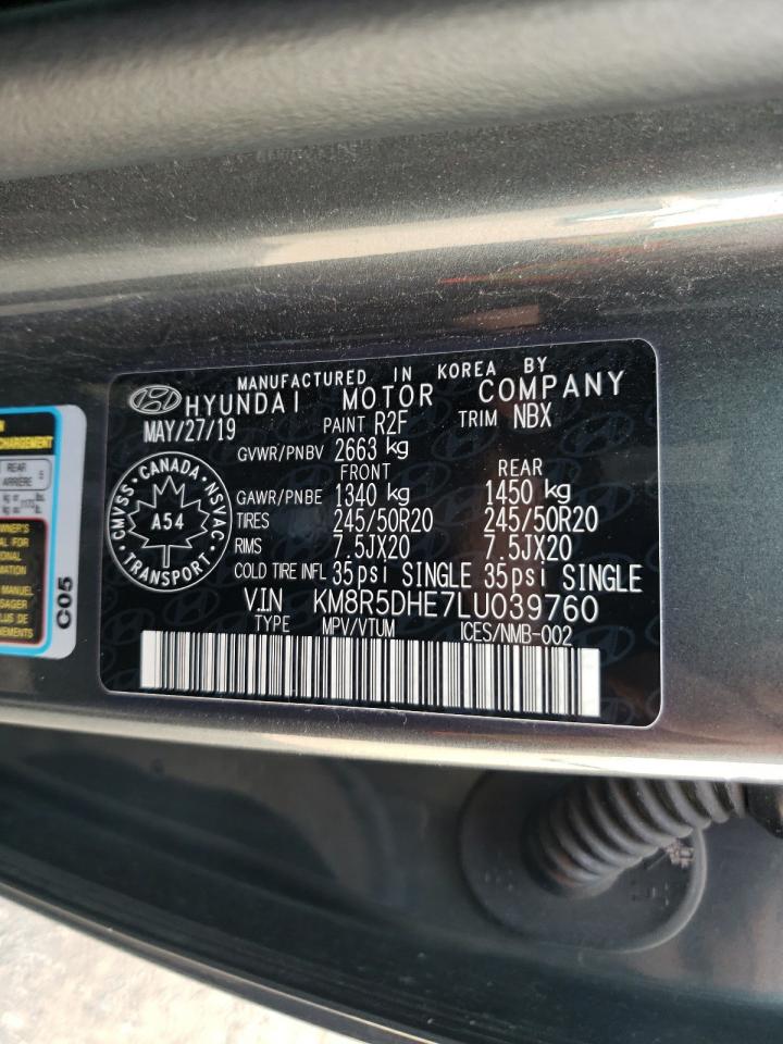 KM8R5DHE7LU039760 2020 HYUNDAI PALISADE - Image 13