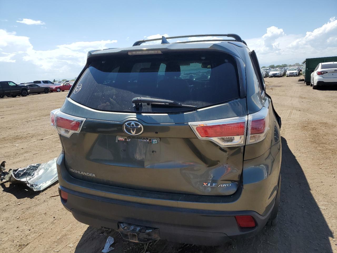 5TDJKRFHXES013780 2014 Toyota Highlander Xle