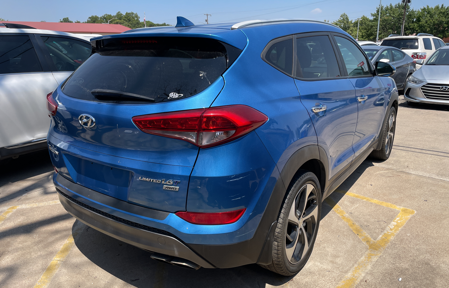 2016 Hyundai Tucson Limited vin: KM8J3CA21GU163610