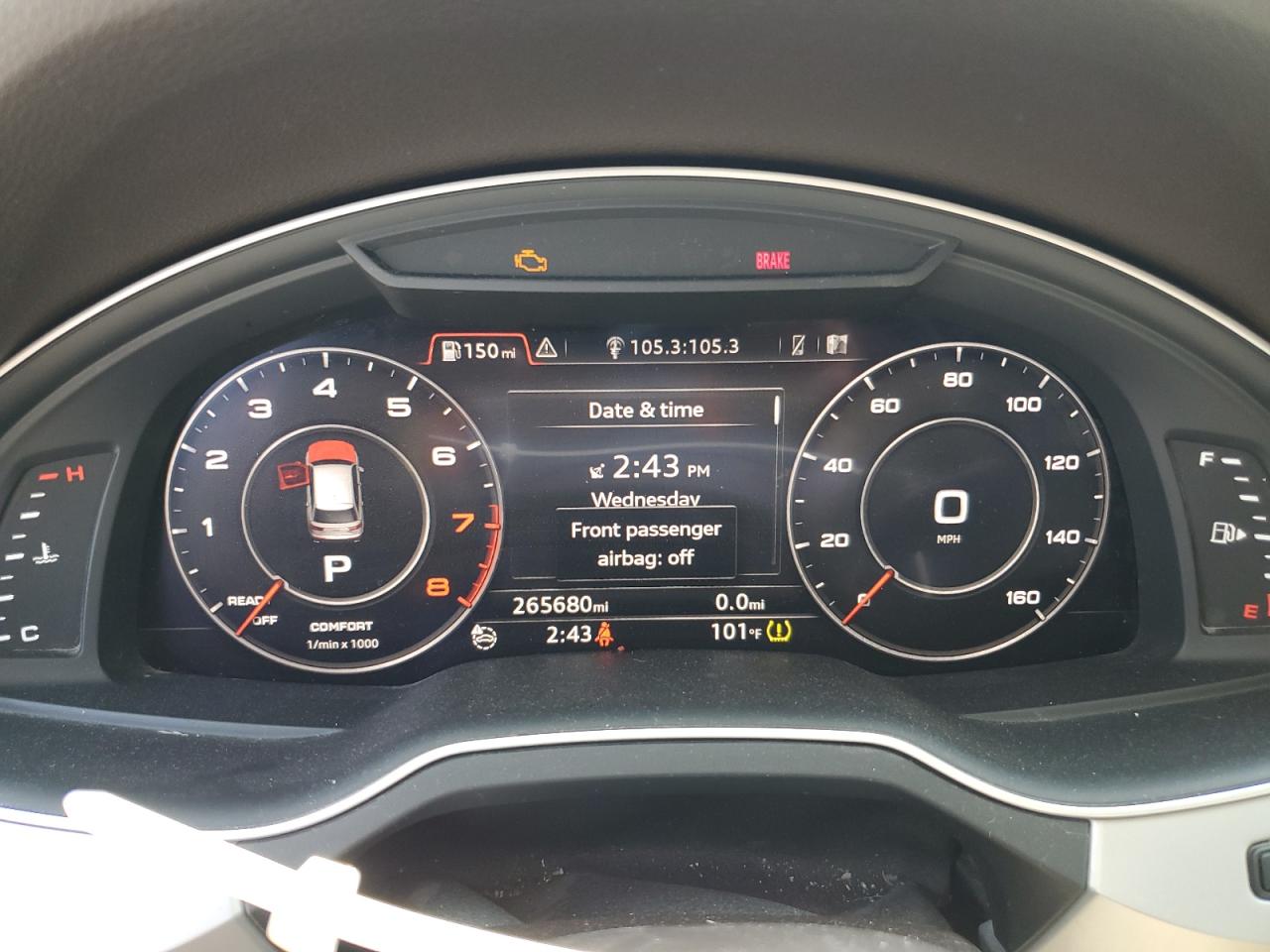 WA1LHAF70HD042263 2017 Audi Q7 Premium Plus