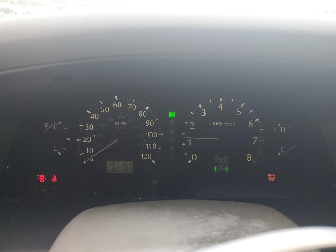 2001 Infiniti Qx4 VIN: JNRDR09Y61W217972 Lot: 65615084