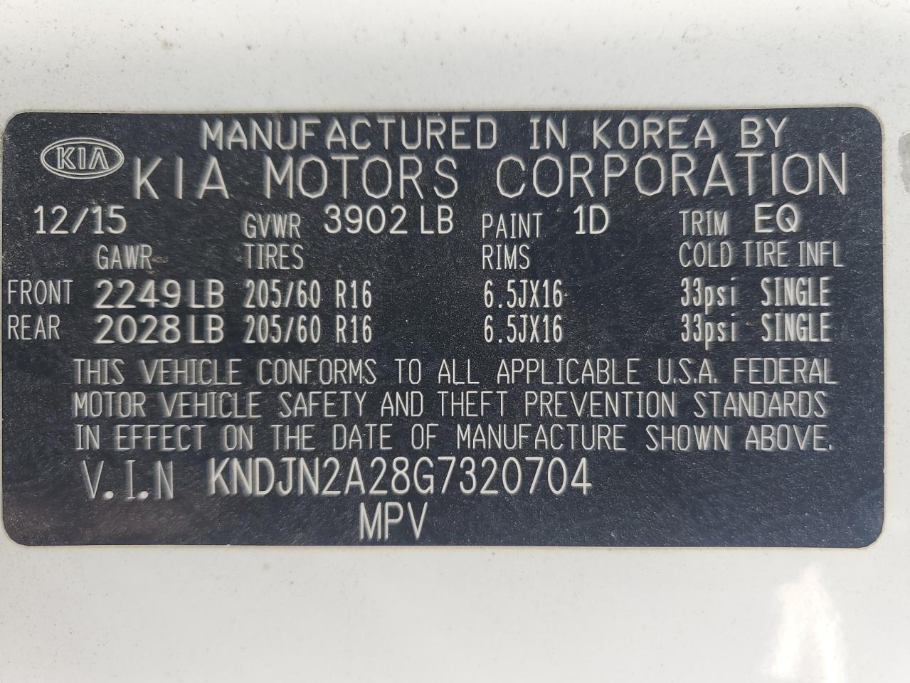 KNDJN2A28G7320704 2016 Kia Soul