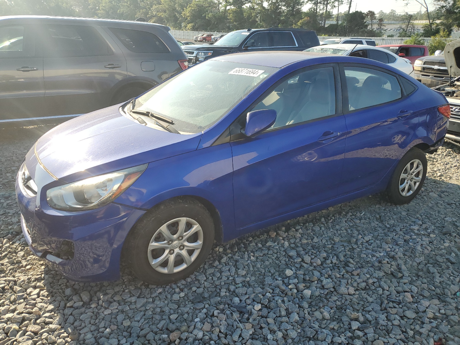 2013 Hyundai Accent Gls vin: KMHCT4AE4DU449178