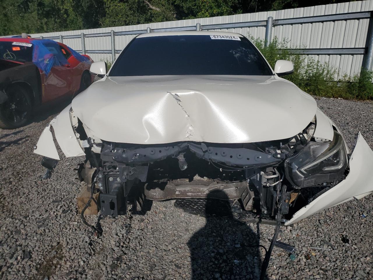 2019 Infiniti Q60 Red Sport 400 VIN: JN1FV7EK5KM360135 Lot: 67343524