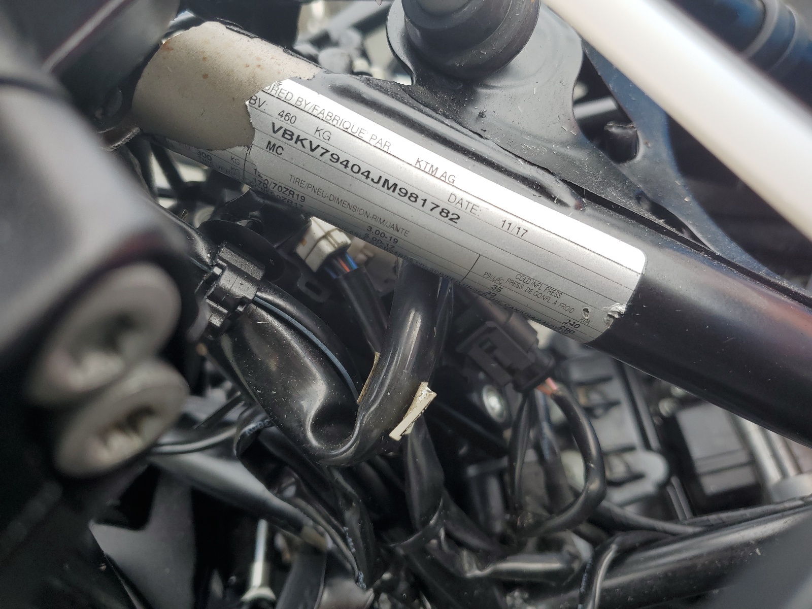 VBKV79404JM981782 2018 Ktm 1290 Super Adventure S