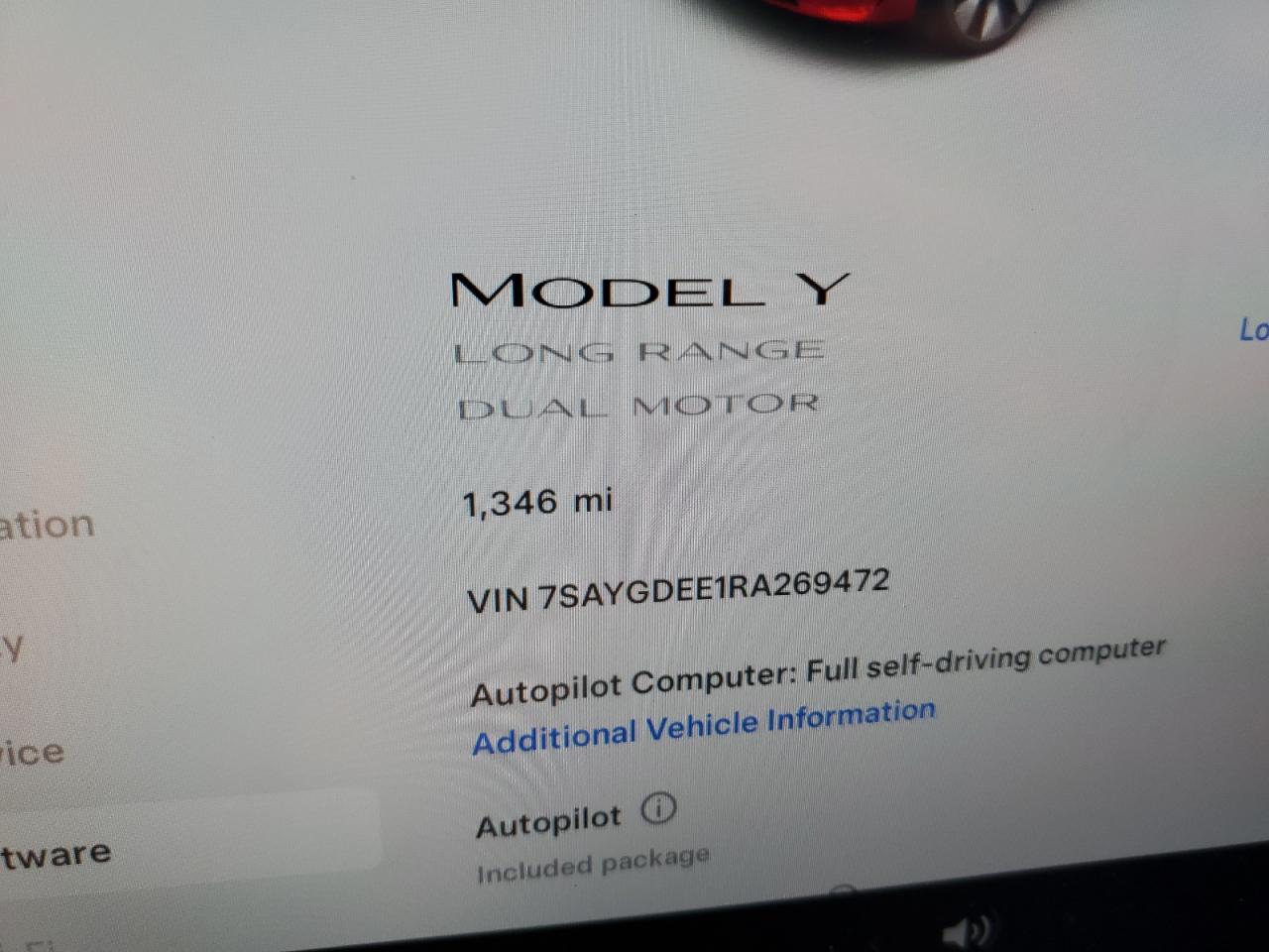 2024 Tesla Model Y VIN: 7SAYGDEE1RA269472 Lot: 69090114