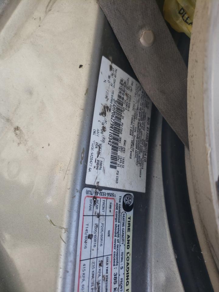 2009 Ford Fusion S VIN: 3FAHP06Z79R110342 Lot: 65642164