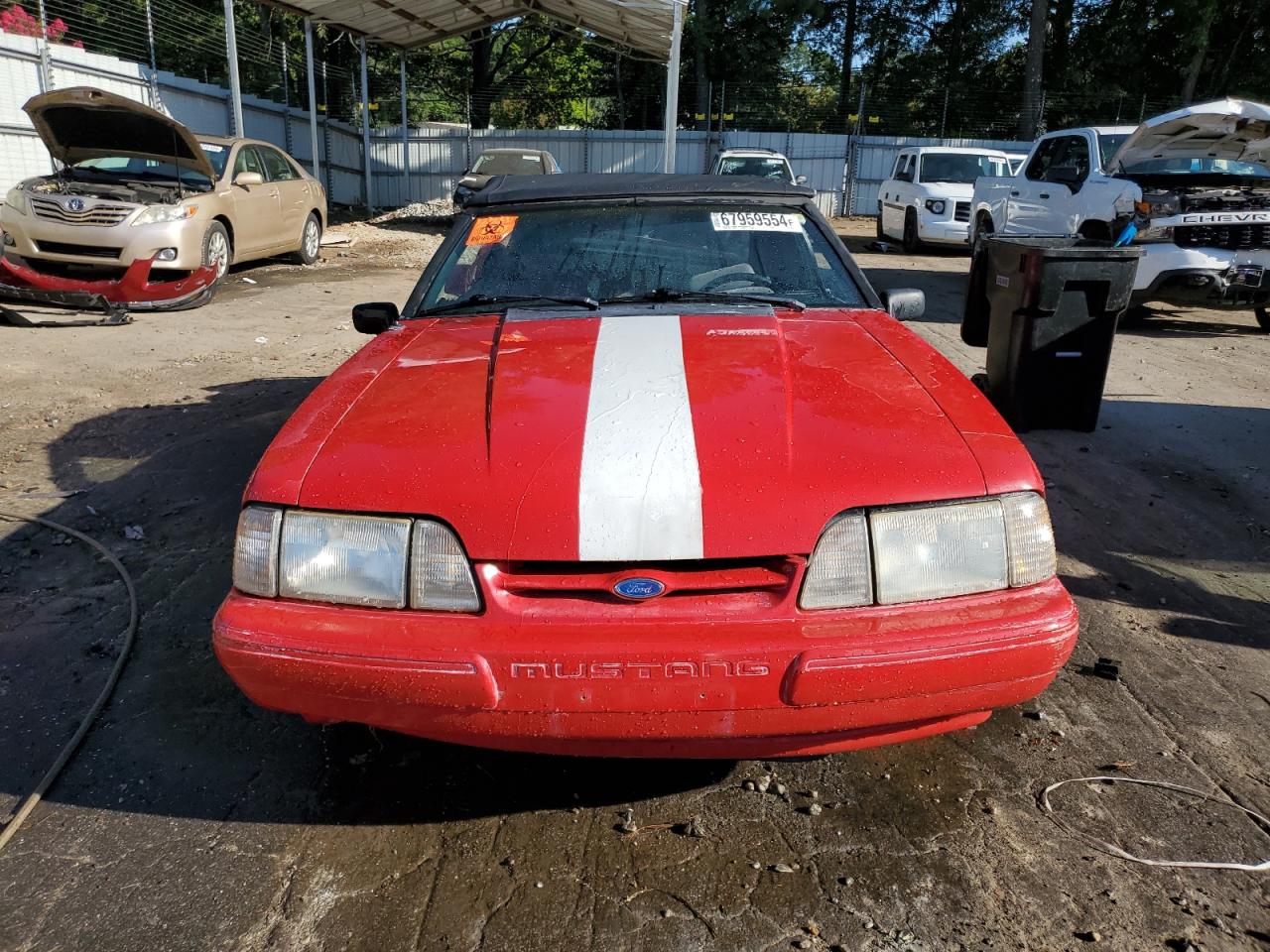 1993 Ford Mustang Lx VIN: 1FACP44M4PF187589 Lot: 67959554