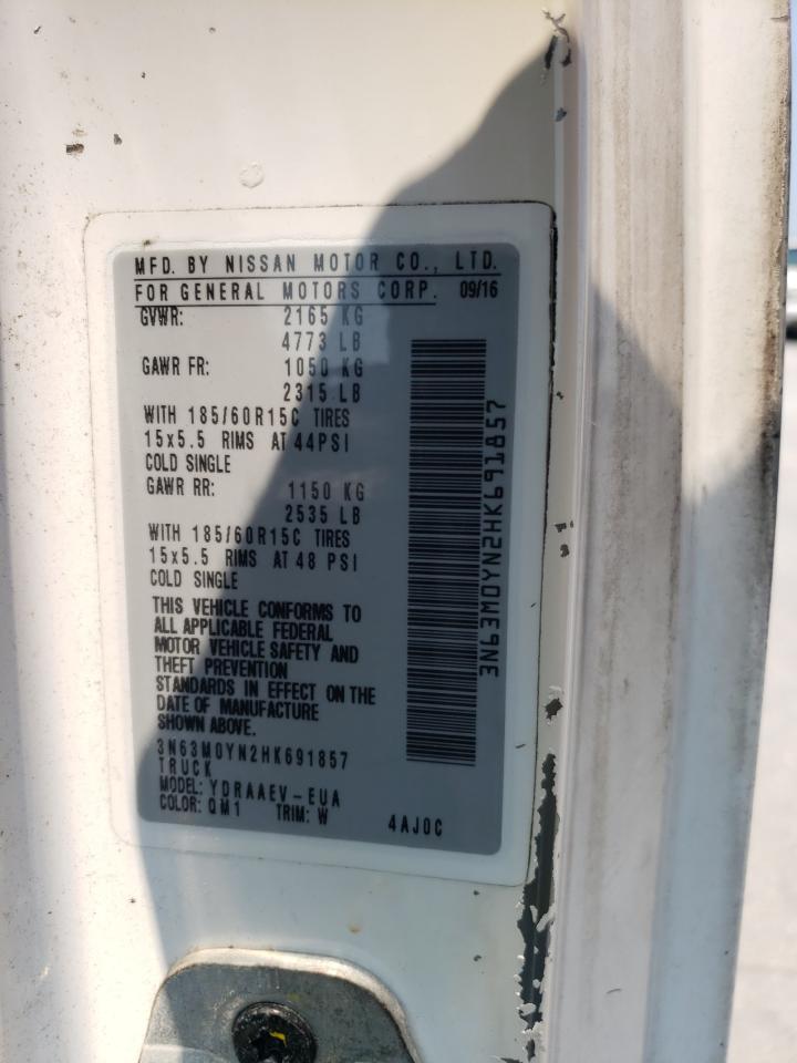 2017 Chevrolet City Express Ls VIN: 3N63M0YN2HK691857 Lot: 65898364