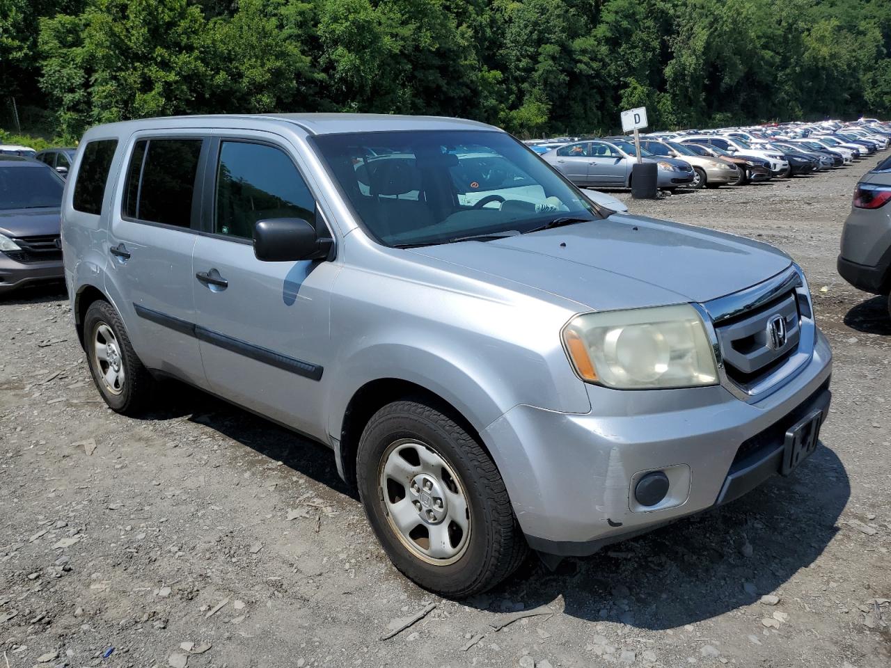 2010 Honda Pilot Lx VIN: 5FNYF4H26AB015541 Lot: 66121724