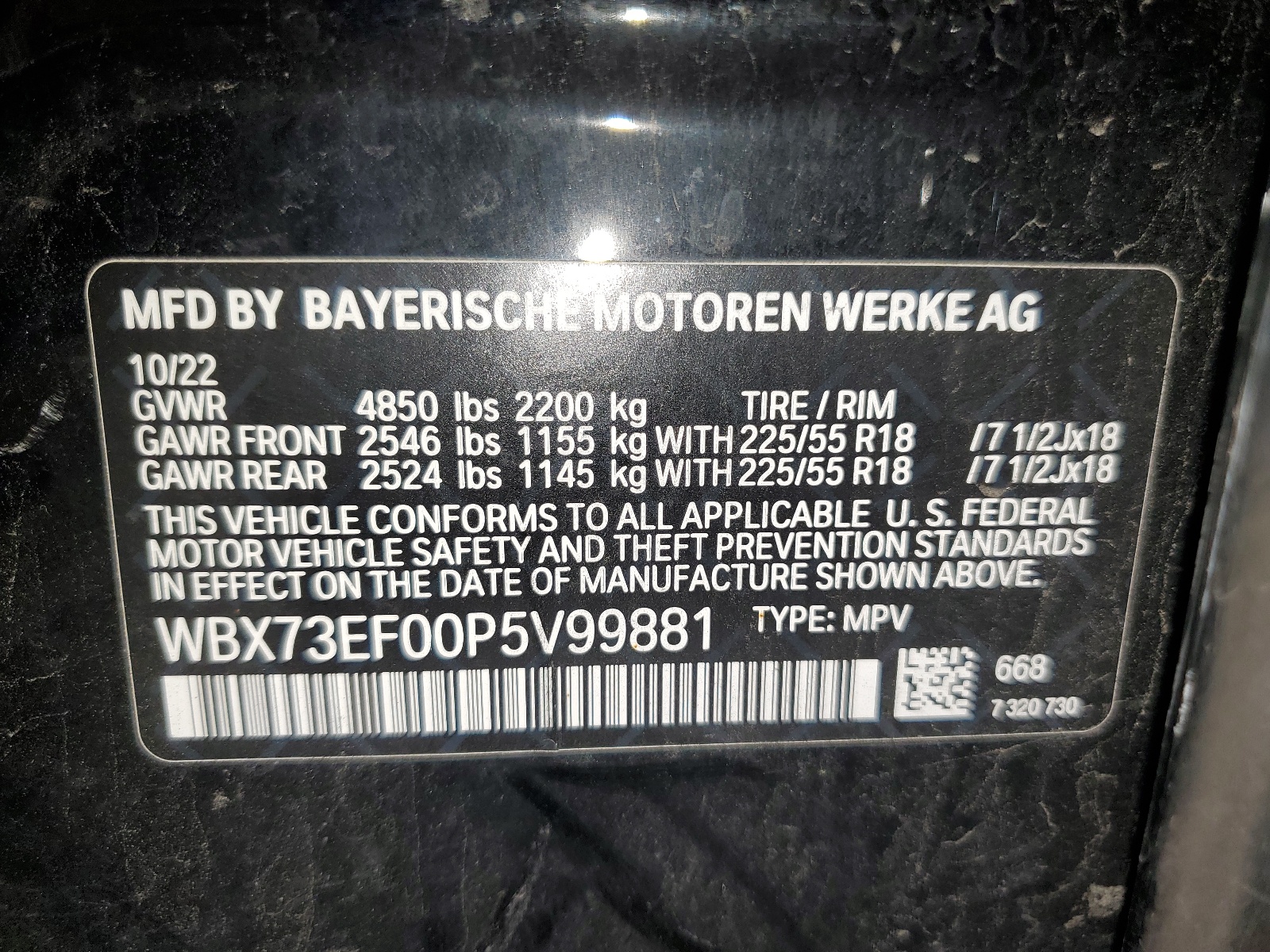 WBX73EF00P5V99881 2023 BMW X1 xDrive28I