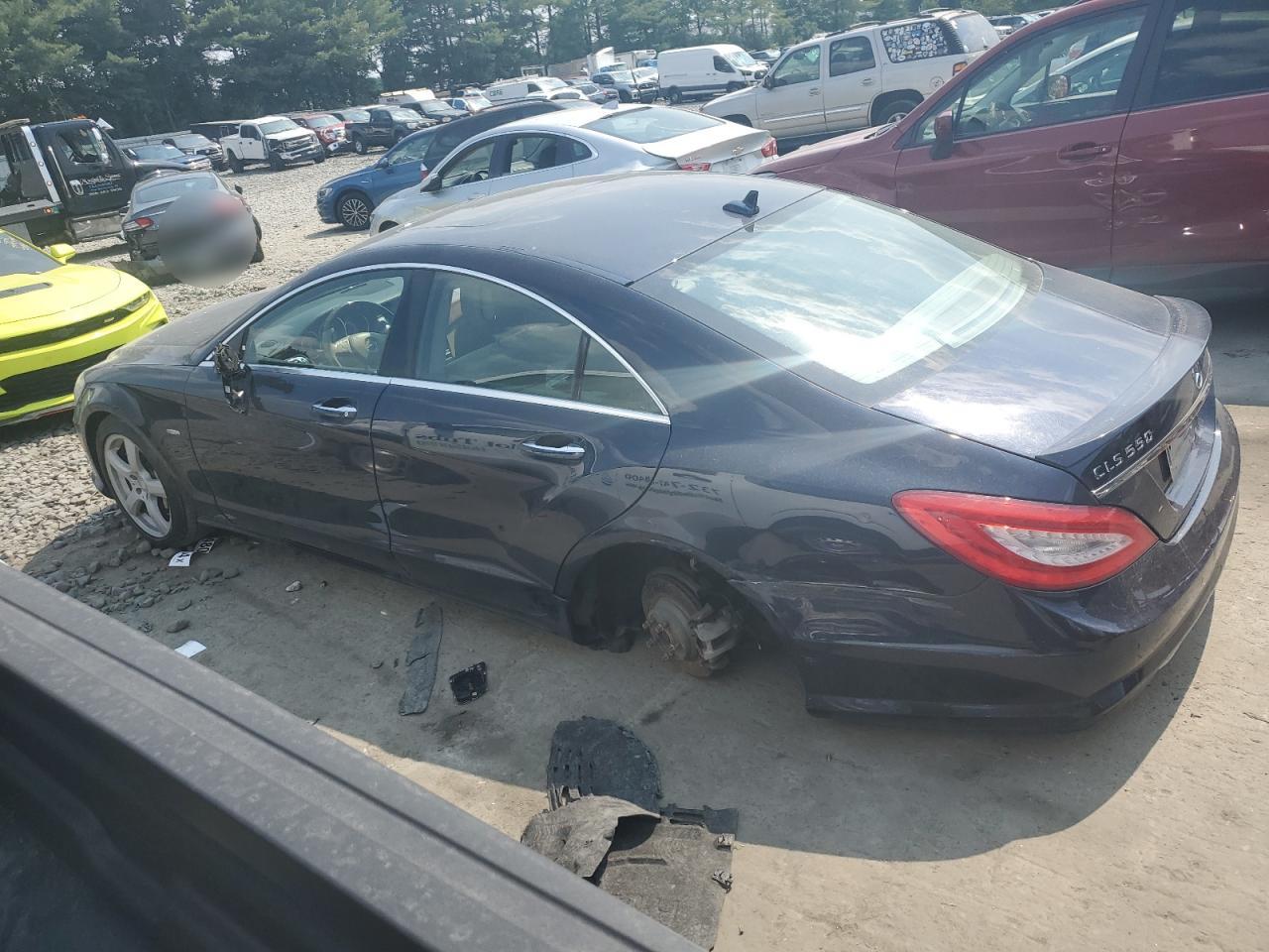 2012 Mercedes-Benz Cls 550 4Matic blue null gas WDDLJ9BB2CA044941 photo #3