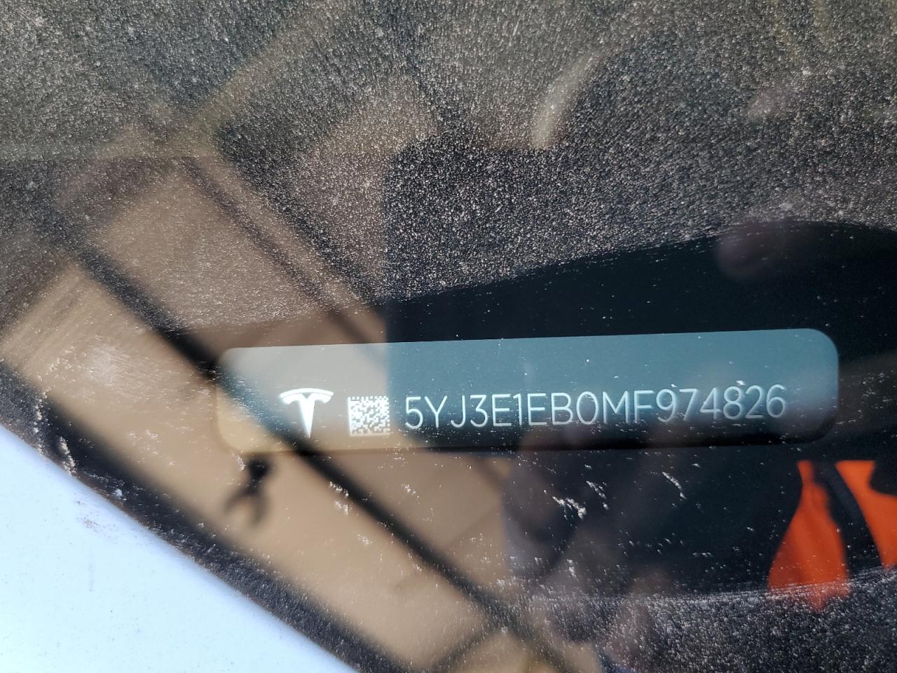 5YJ3E1EB0MF974826 2021 Tesla Model 3