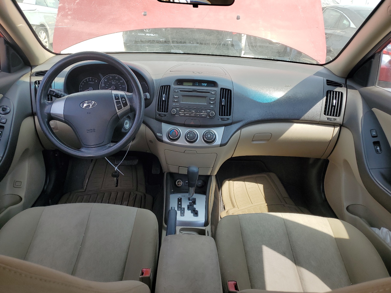 KMHDU4AD5AU194058 2010 Hyundai Elantra Blue