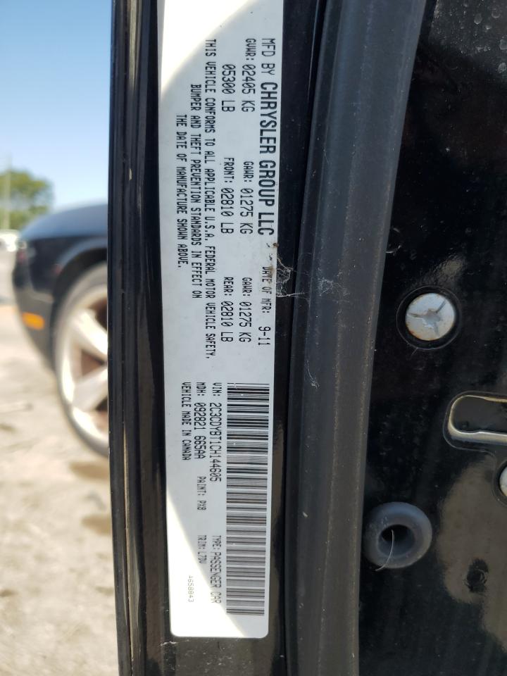 2012 Dodge Challenger R/T VIN: 2C3CDYBT1CH144605 Lot: 66965314