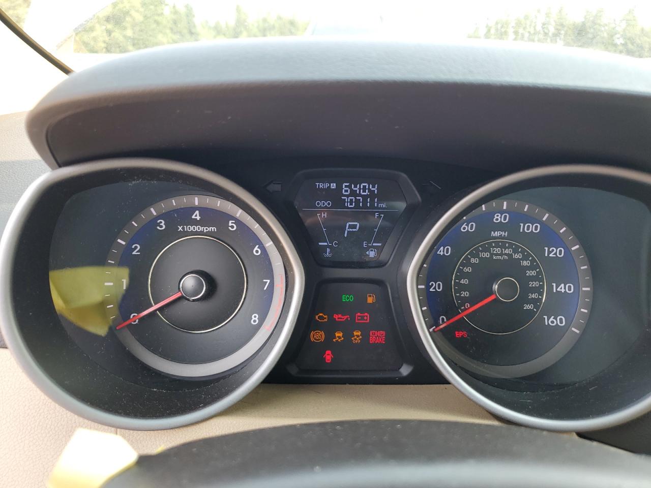 2013 Hyundai Elantra Gls VIN: KMHDH4AE6DU543343 Lot: 66750994