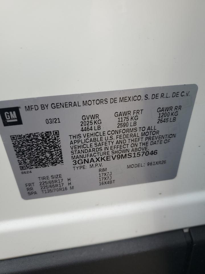 3GNAXKEV9MS157046 2021 CHEVROLET EQUINOX - Image 13