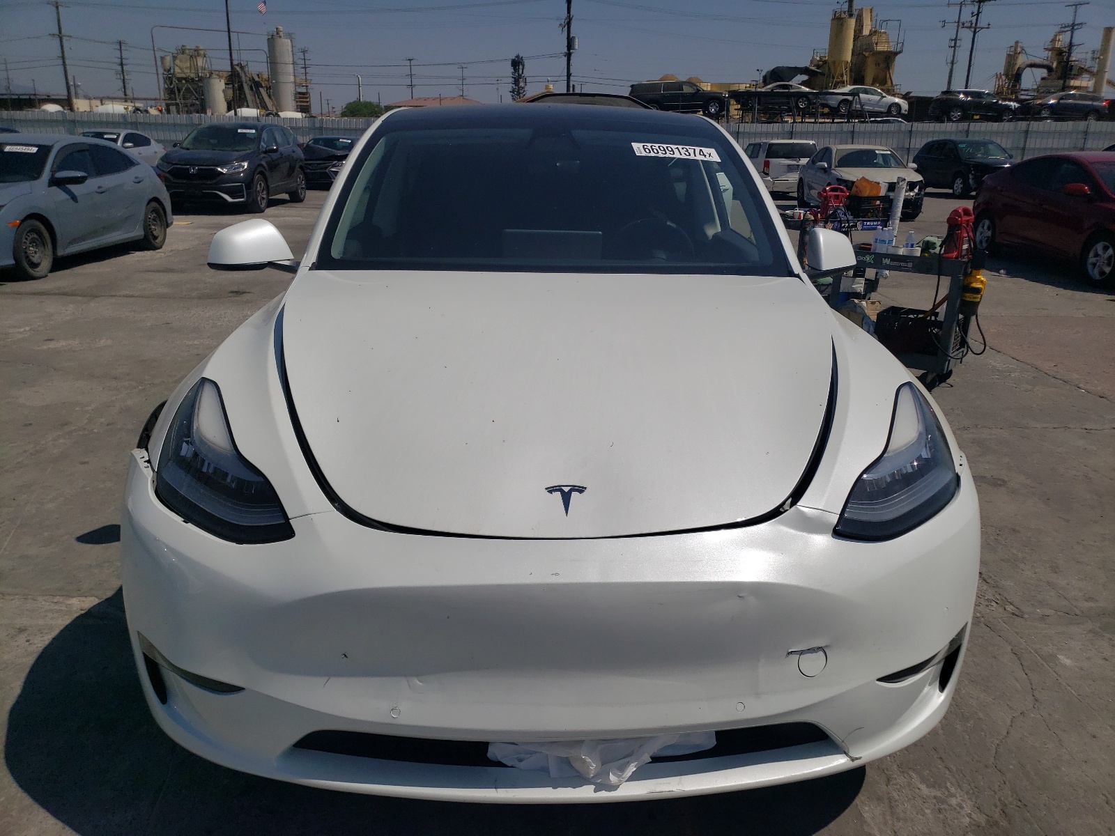 5YJYGDEE4MF297307 2021 Tesla Model Y