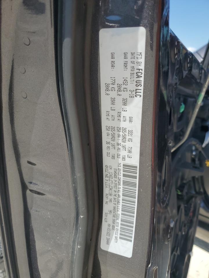 2018 Dodge Durango R/T VIN: 1C4SDJCT1JC341190 Lot: 68273884