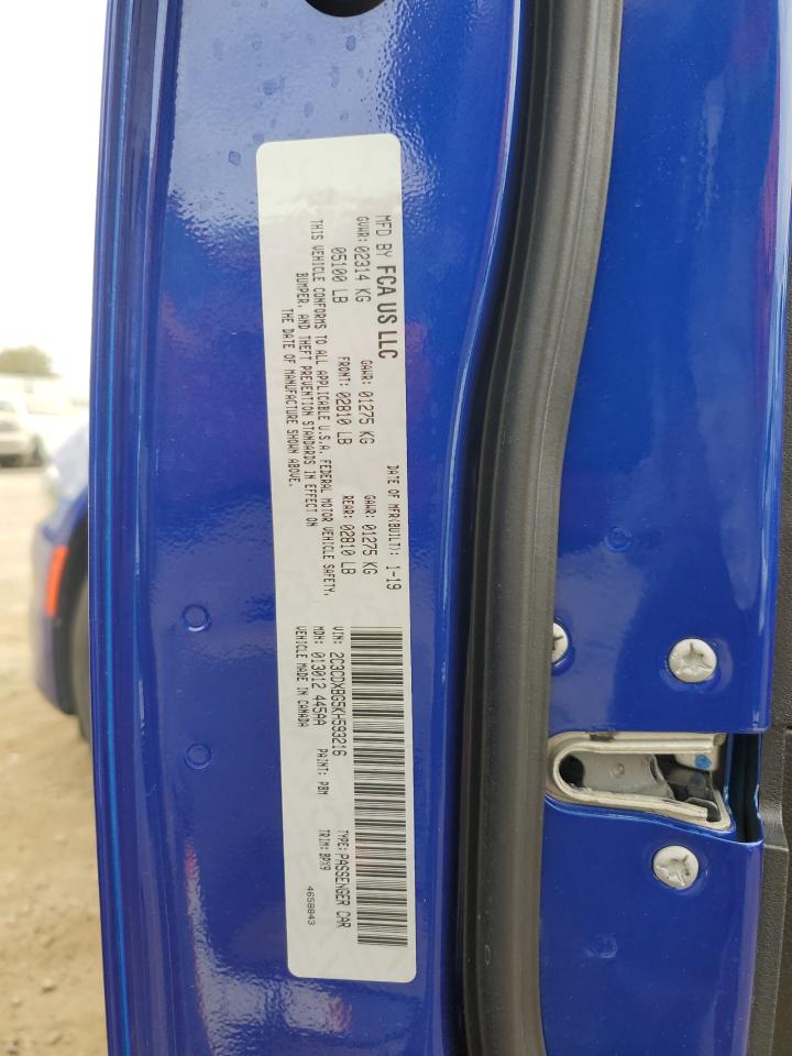 2C3CDXBG5KH593216 2019 Dodge Charger Sxt