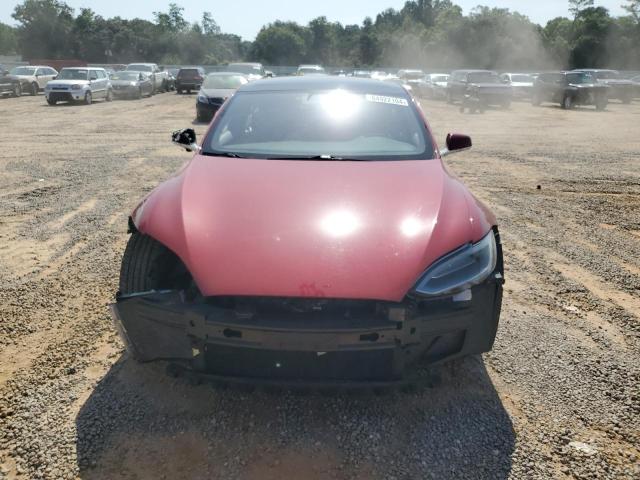  TESLA MODEL S 2017 Czerwony