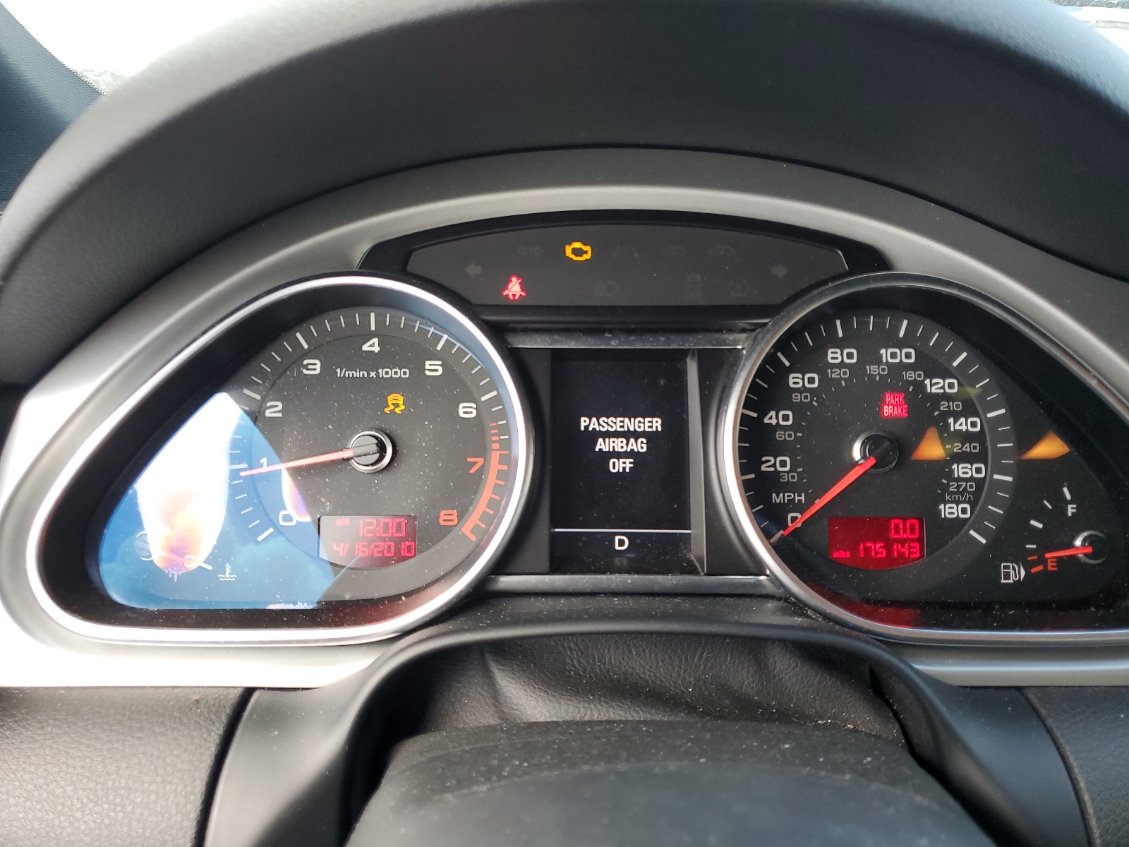 WA1DGAFE4BD010641 2011 Audi Q7 Prestige