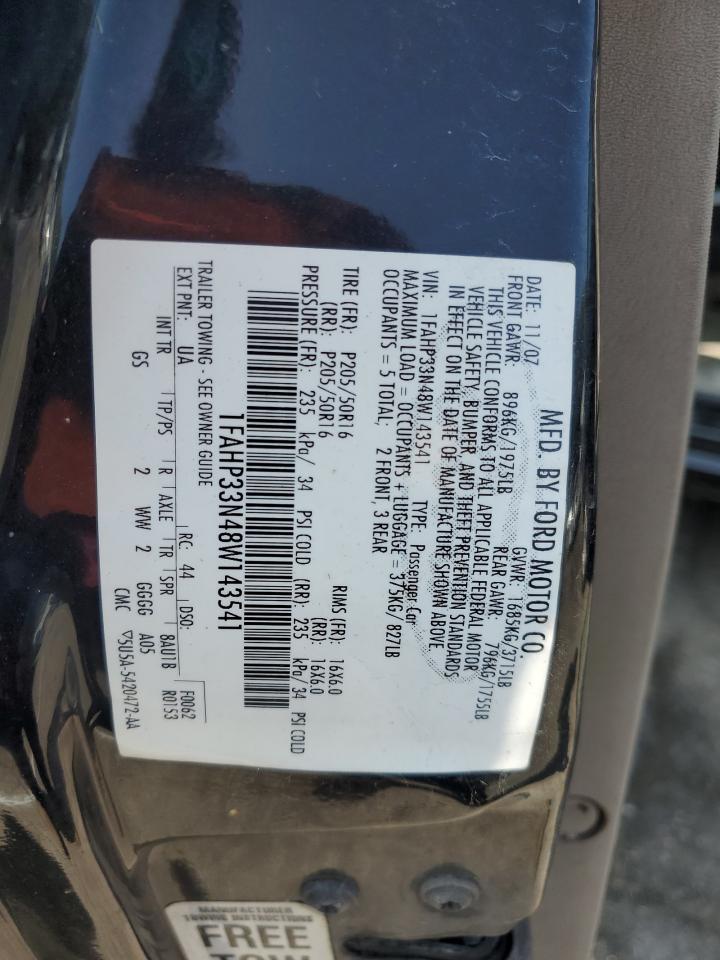 1FAHP33N48W143541 2008 Ford Focus Se