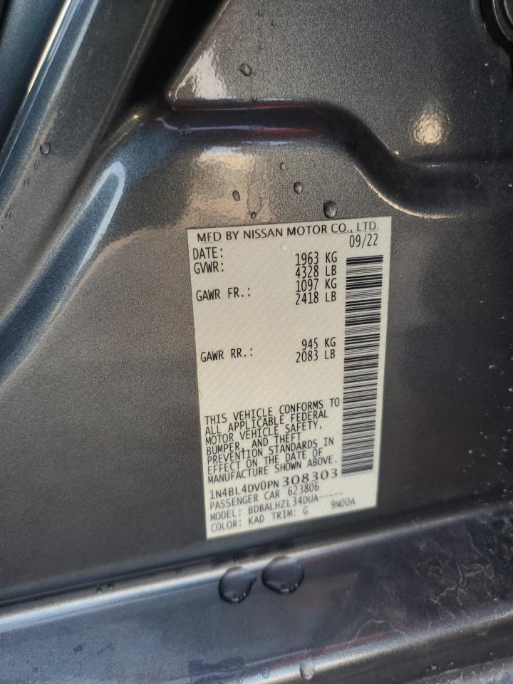 1N4BL4DV0PN308303 2023 Nissan Altima Sv