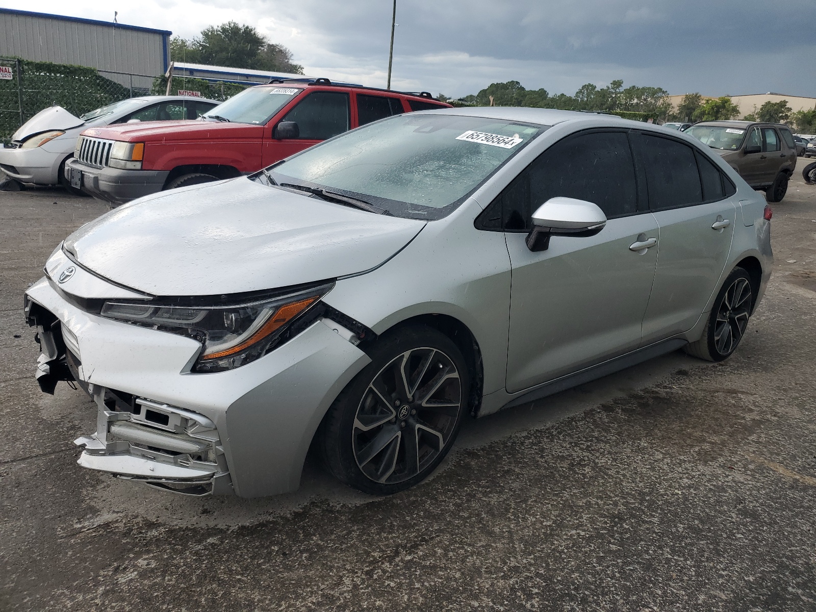 2020 Toyota Corolla Se vin: JTDS4RCEXLJ005746